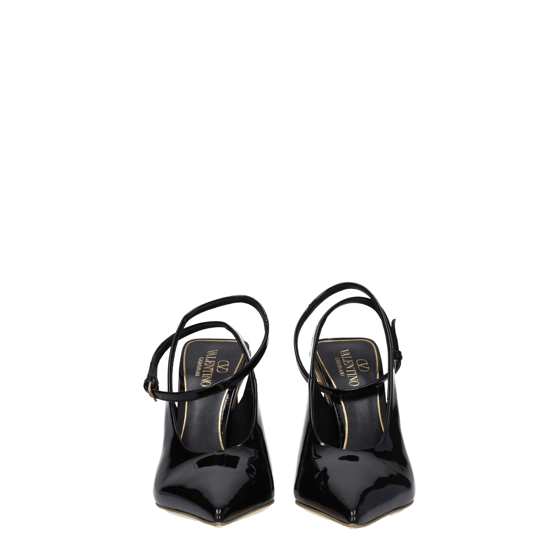 Valentino Garavani Black Leather Sandal