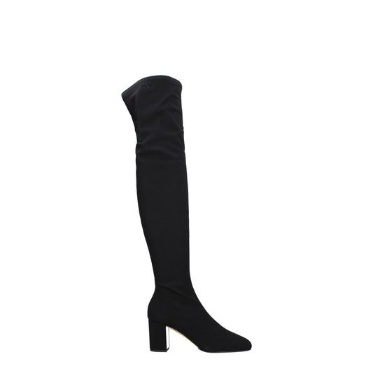 Valentino Garavani Black Fabric Boots