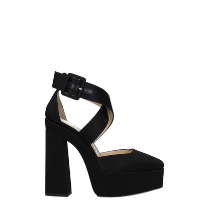 Jimmy Choo Black Satin Sandal - Elevate Your Elegance