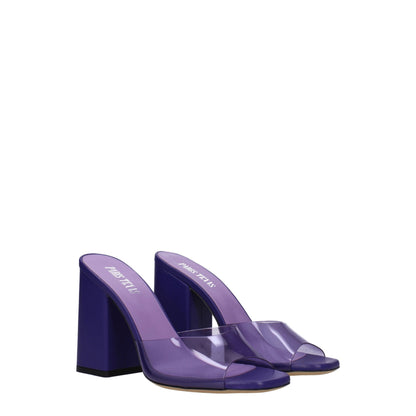 Paris Texas Purple PVC Sandal