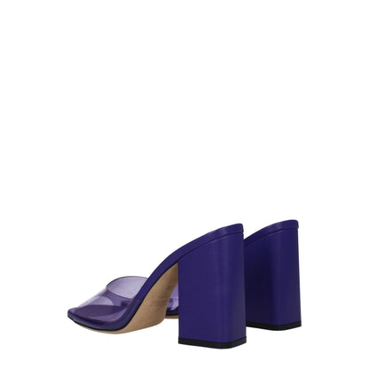 Paris Texas Purple PVC Sandal