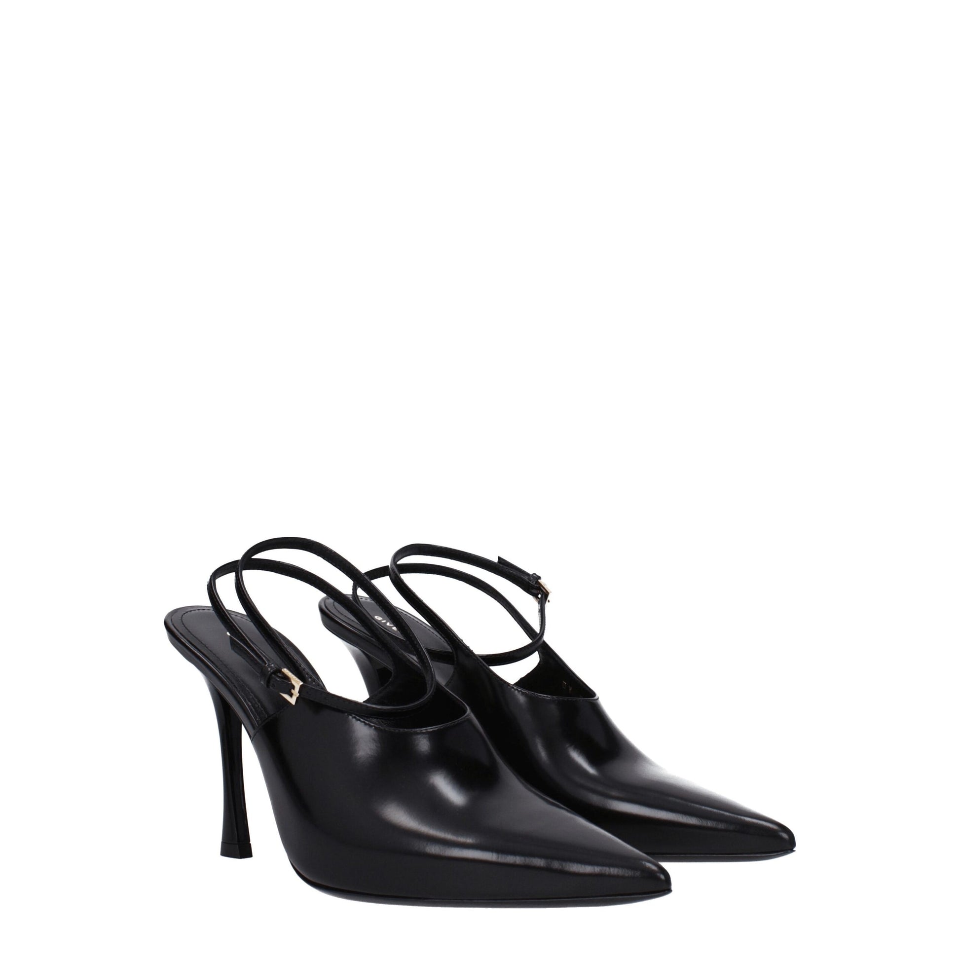 Givenchy Black Leather Sandal