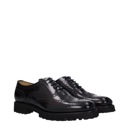 Church's Black Leather Oxfords and Derby