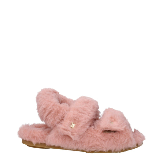 Max Mara Pink Fur Sandals