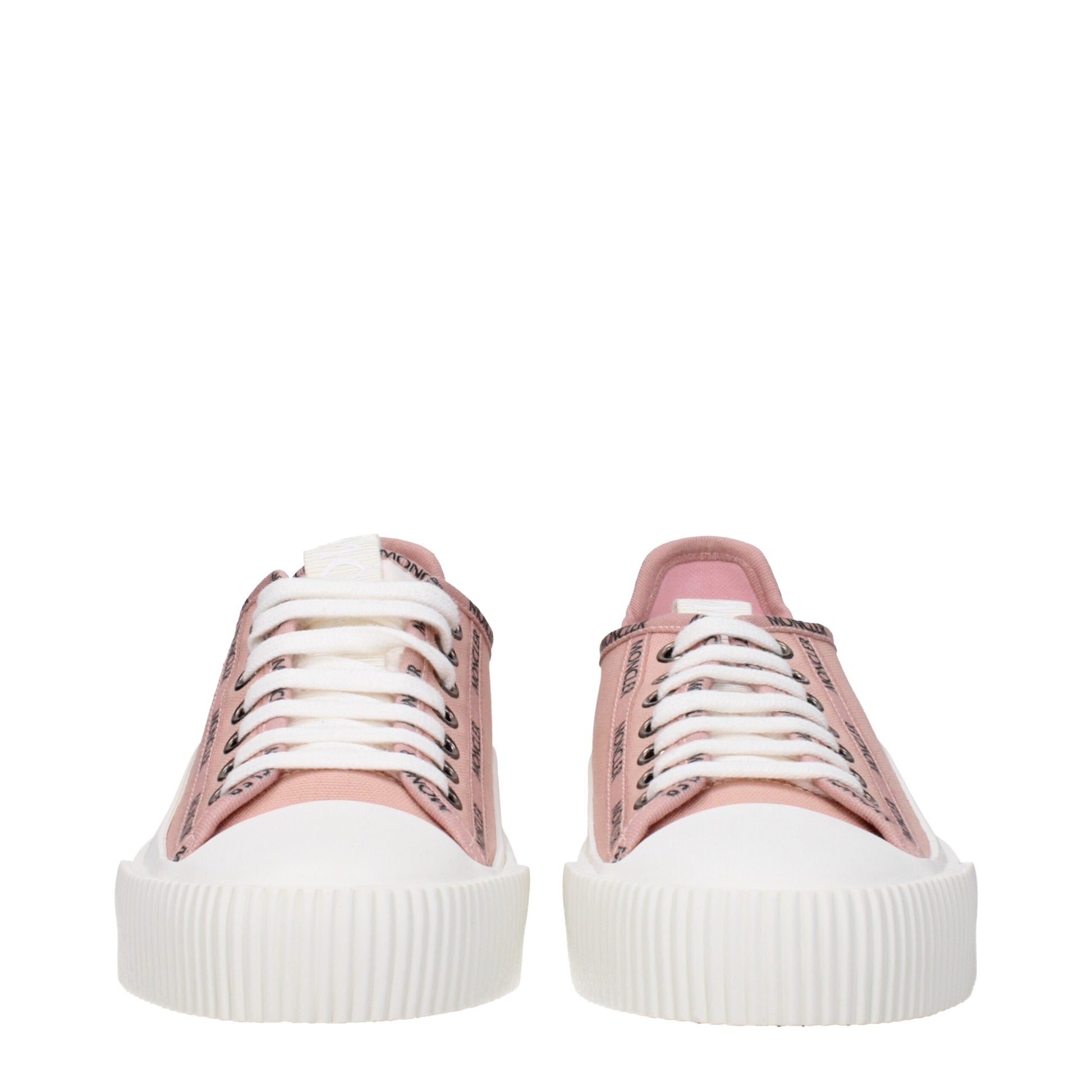 Moncler Pink Fabric Sneakers