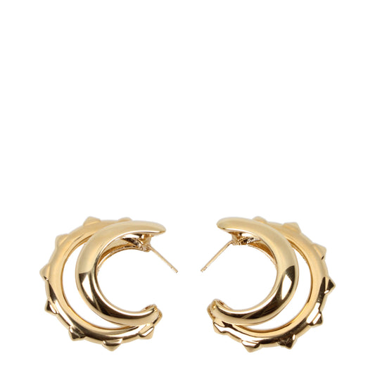 Valentino Garavani Gold Metal Earrings - Timeless Elegance