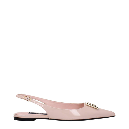 Dolce & Gabbana Pink Patent Leather Sandal