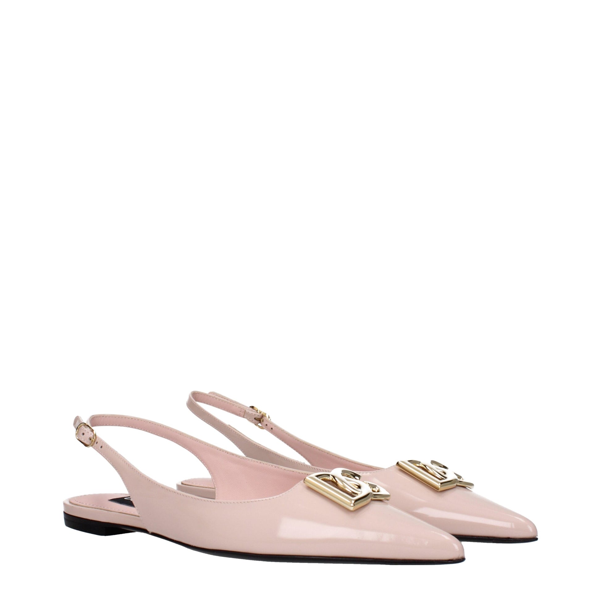 Dolce & Gabbana Pink Patent Leather Sandal