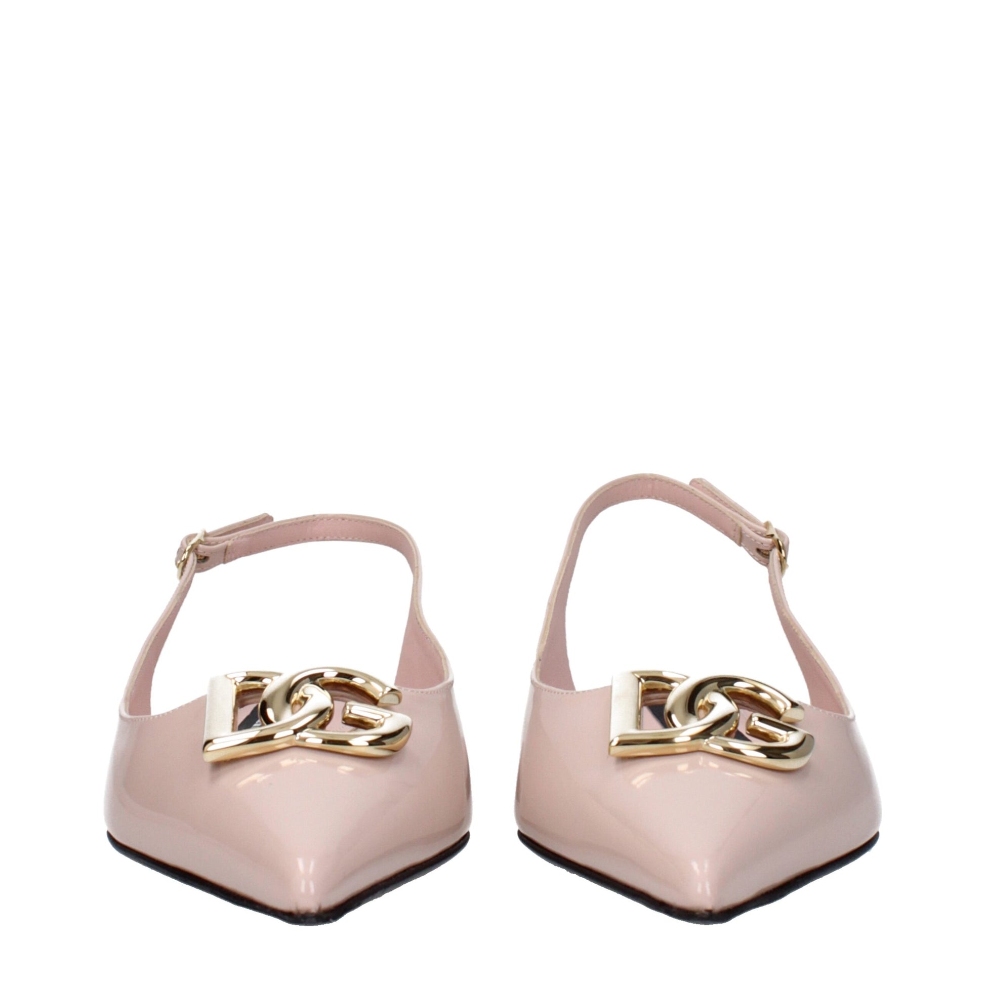 Dolce & Gabbana Pink Patent Leather Sandal