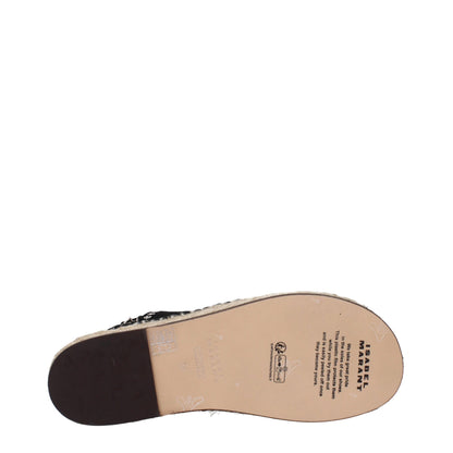 Isabel Marant Black Leather Sandal with Studs