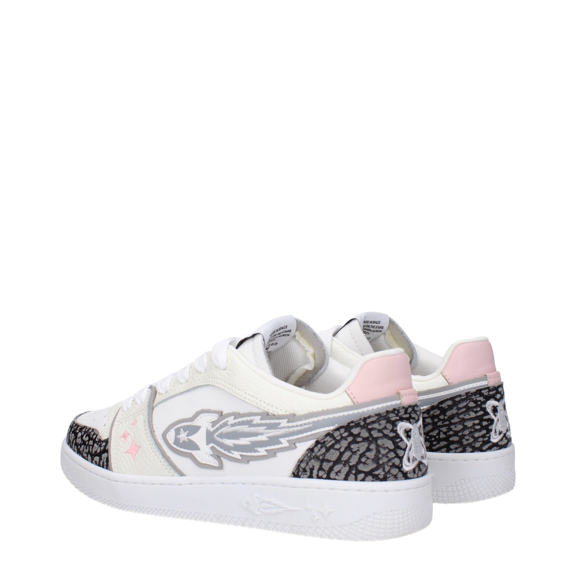 Enterprise Japan White Leather Sneakers