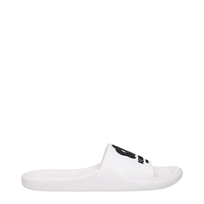 Kenzo White Cotton Slipper - Stylish Casual Comfort
