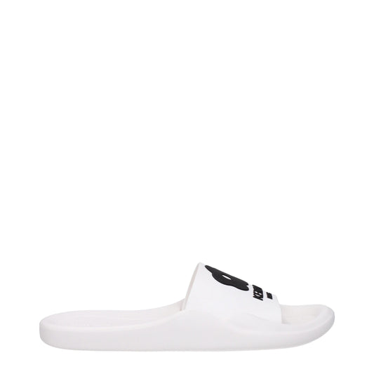 Kenzo White Cotton Slipper - Stylish Casual Comfort