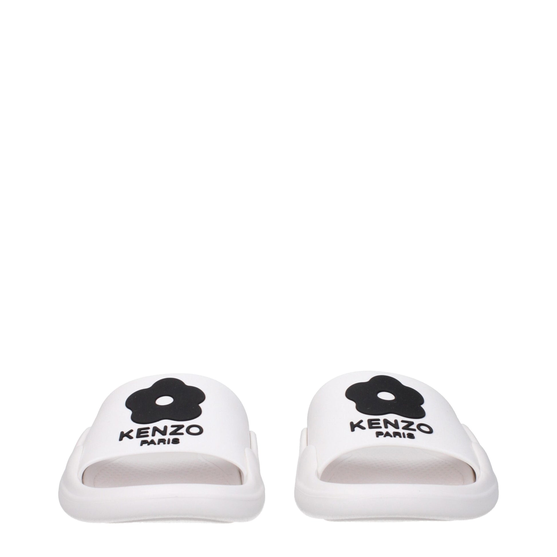Kenzo White Cotton Slipper - Stylish Casual Comfort