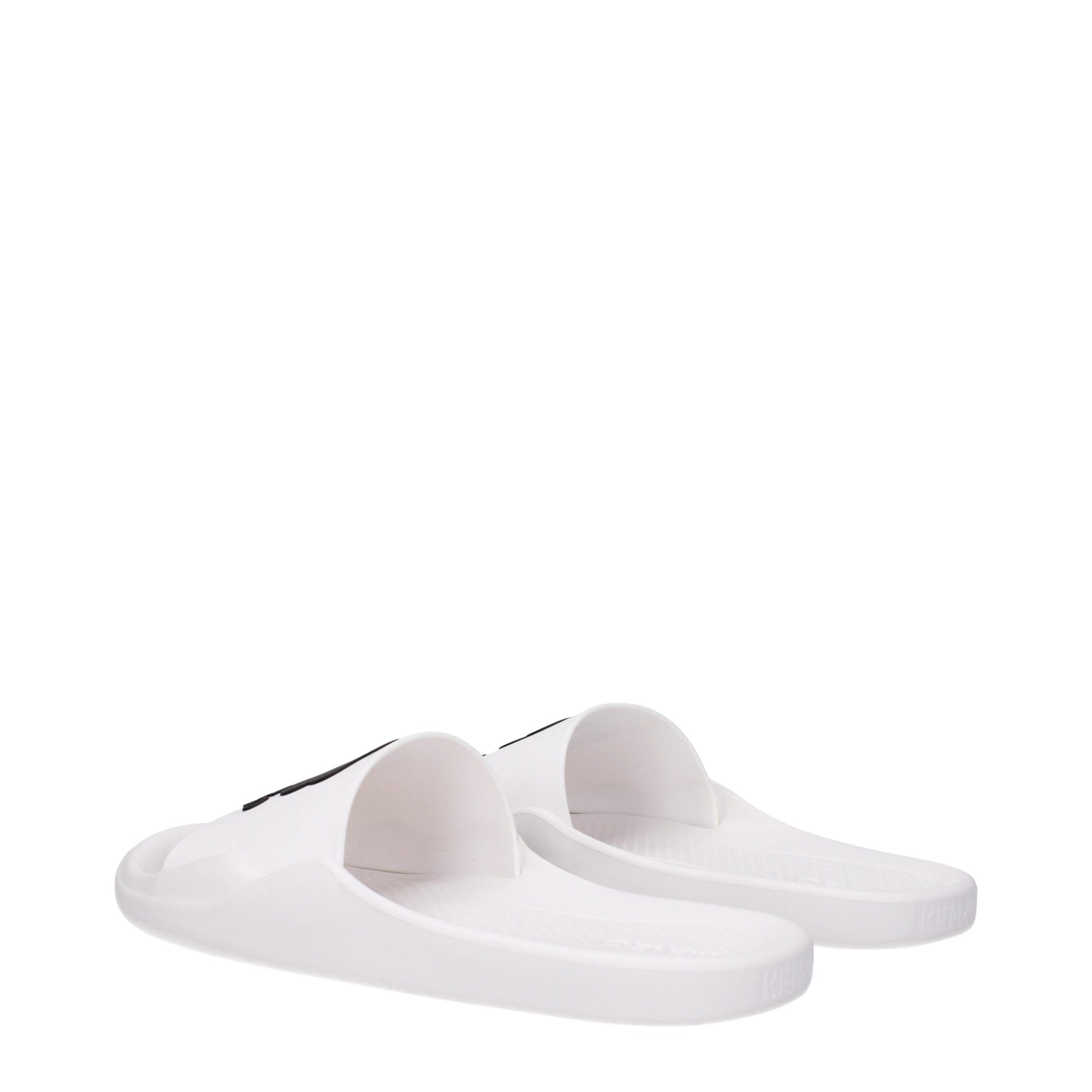 Kenzo White Cotton Slipper - Stylish Casual Comfort