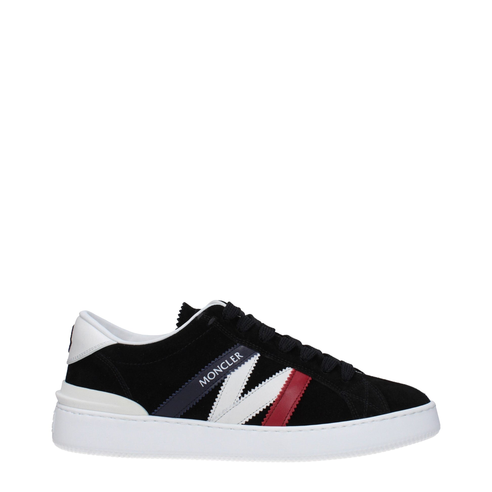 Moncler Black Leather Sneakers - Elevate Your Footwear Game