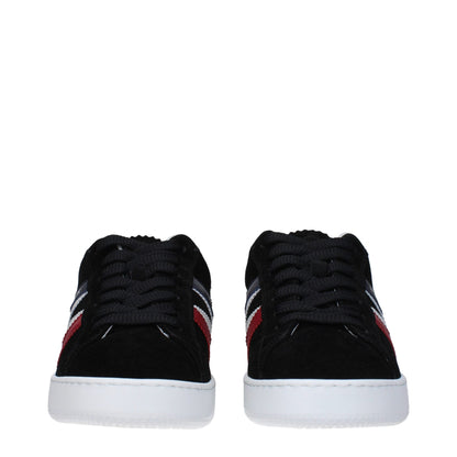 Moncler Black Leather Sneakers - Elevate Your Footwear Game
