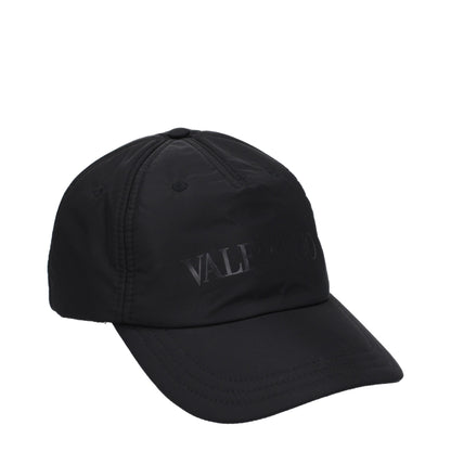 Valentino Garavani Black Polyamide Baseball Cap