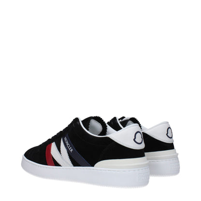 Moncler Black Leather Sneakers - Elevate Your Footwear Game