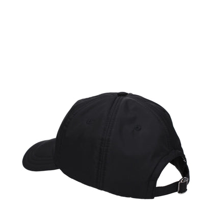 Valentino Garavani Black Polyamide Baseball Cap