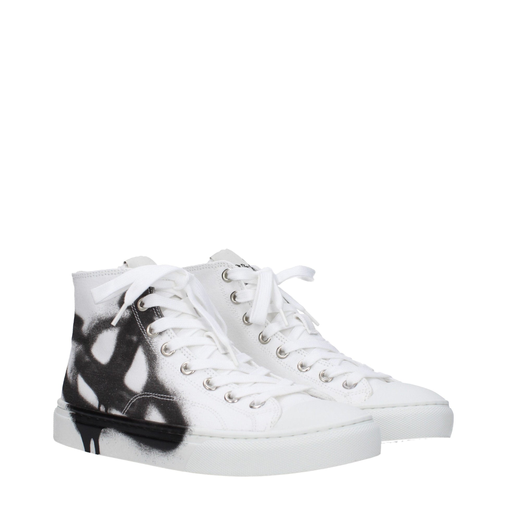 Vivienne Westwood White Fabric Sneakers