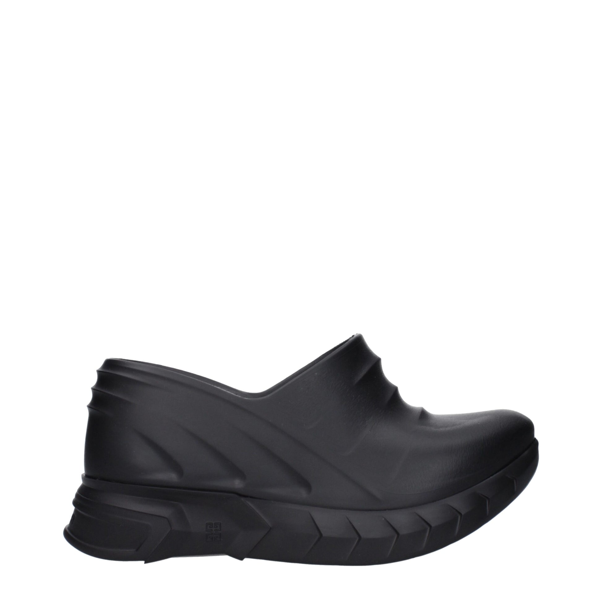 Givenchy Black Rubber Clogs