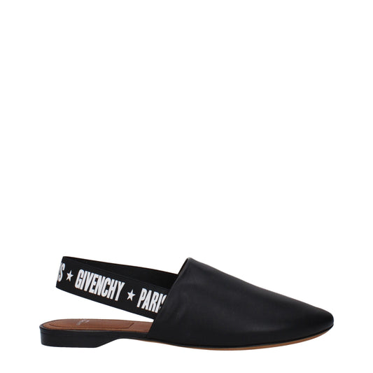 Givenchy Black Leather Sandal - Elegant Casual Footwear
