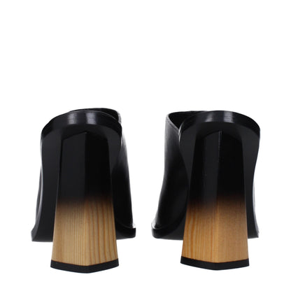 Givenchy Black Leather Sandal