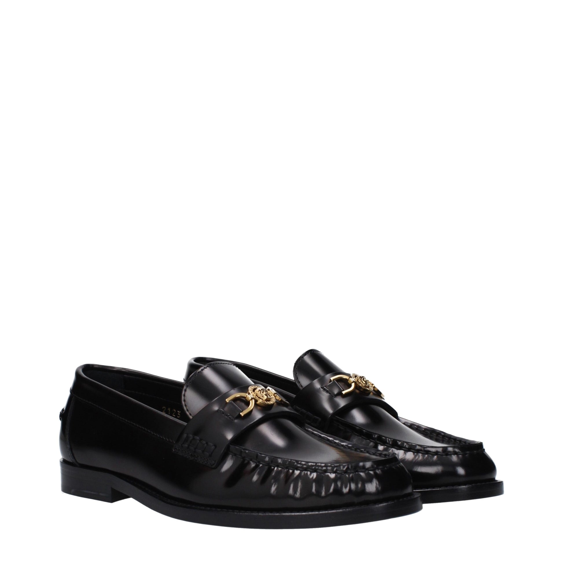 Versace Black Leather Loafer – A Statement of Luxury and Style