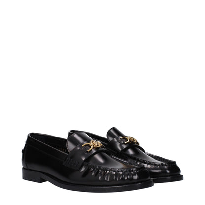 Versace Black Leather Loafer – A Statement of Luxury and Style