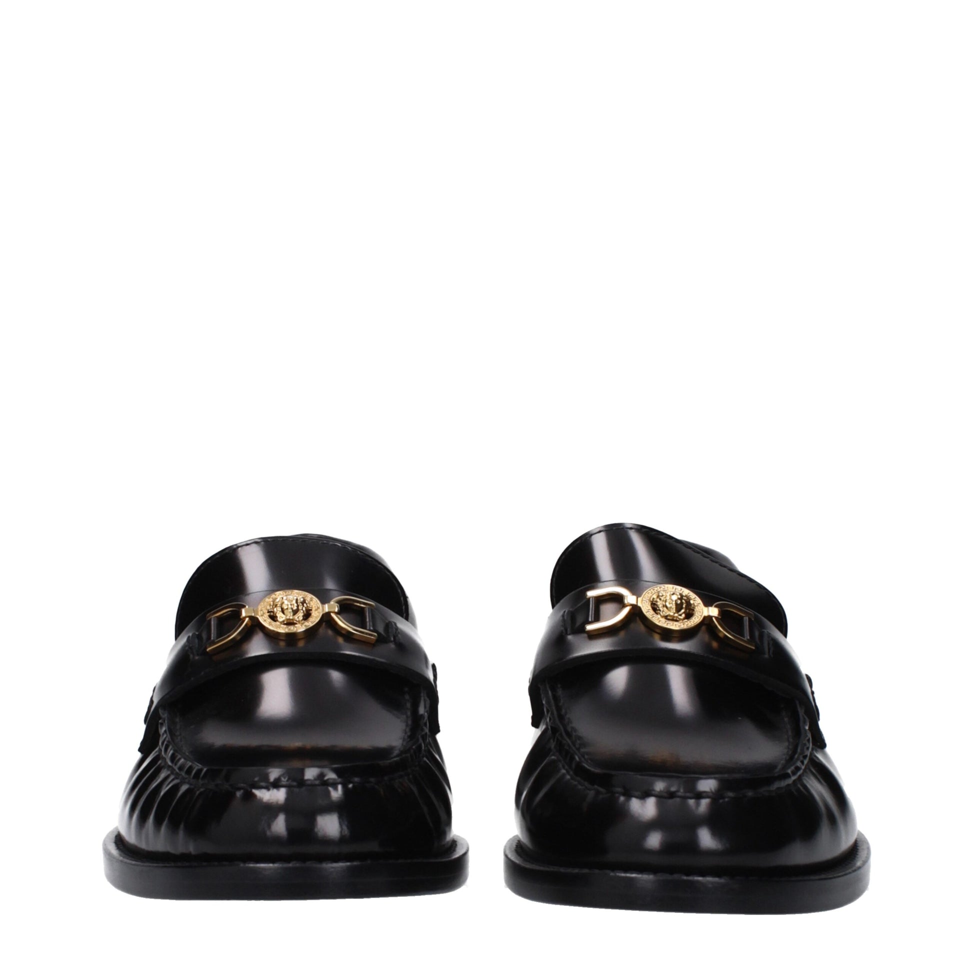 Versace Black Leather Loafer – A Statement of Luxury and Style
