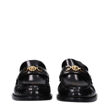 Versace Black Leather Loafer – A Statement of Luxury and Style