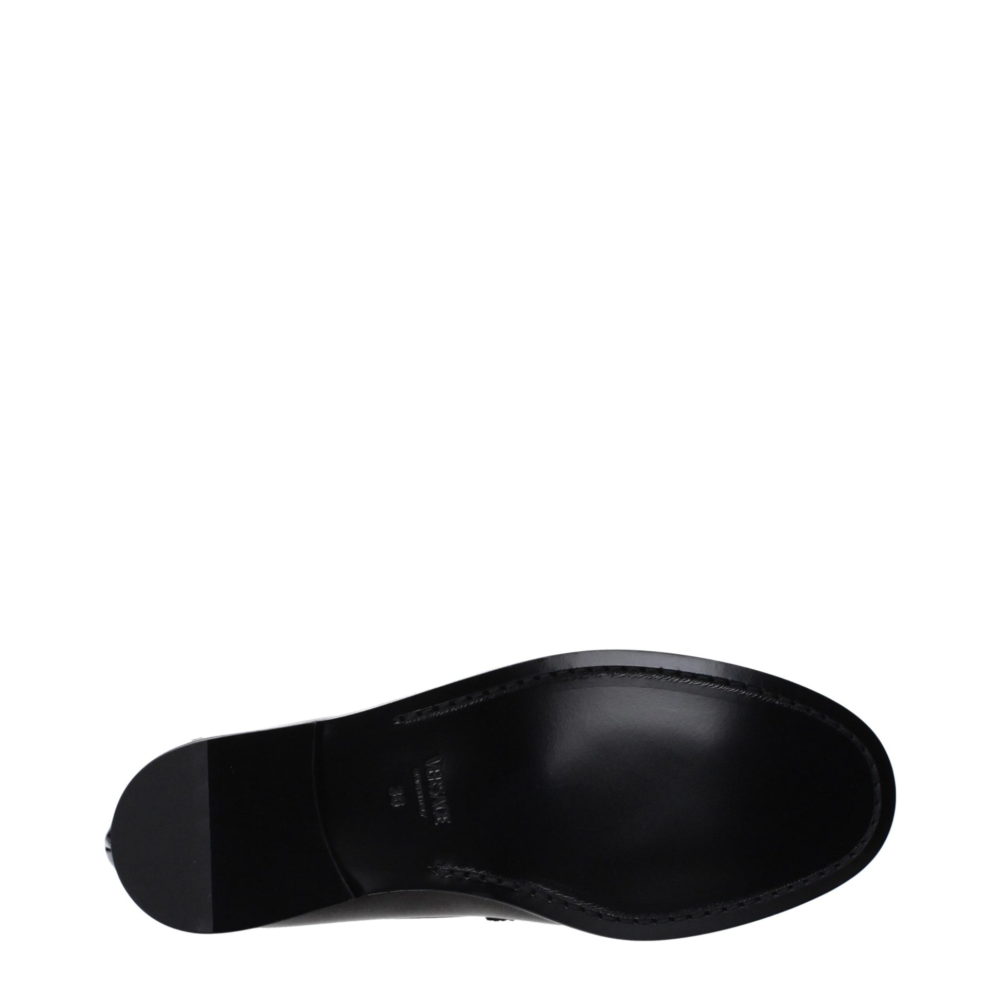 Versace Black Leather Loafer – A Statement of Luxury and Style