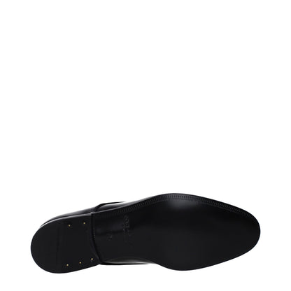 Dolce & Gabbana Black Leather Oxfords And Derby