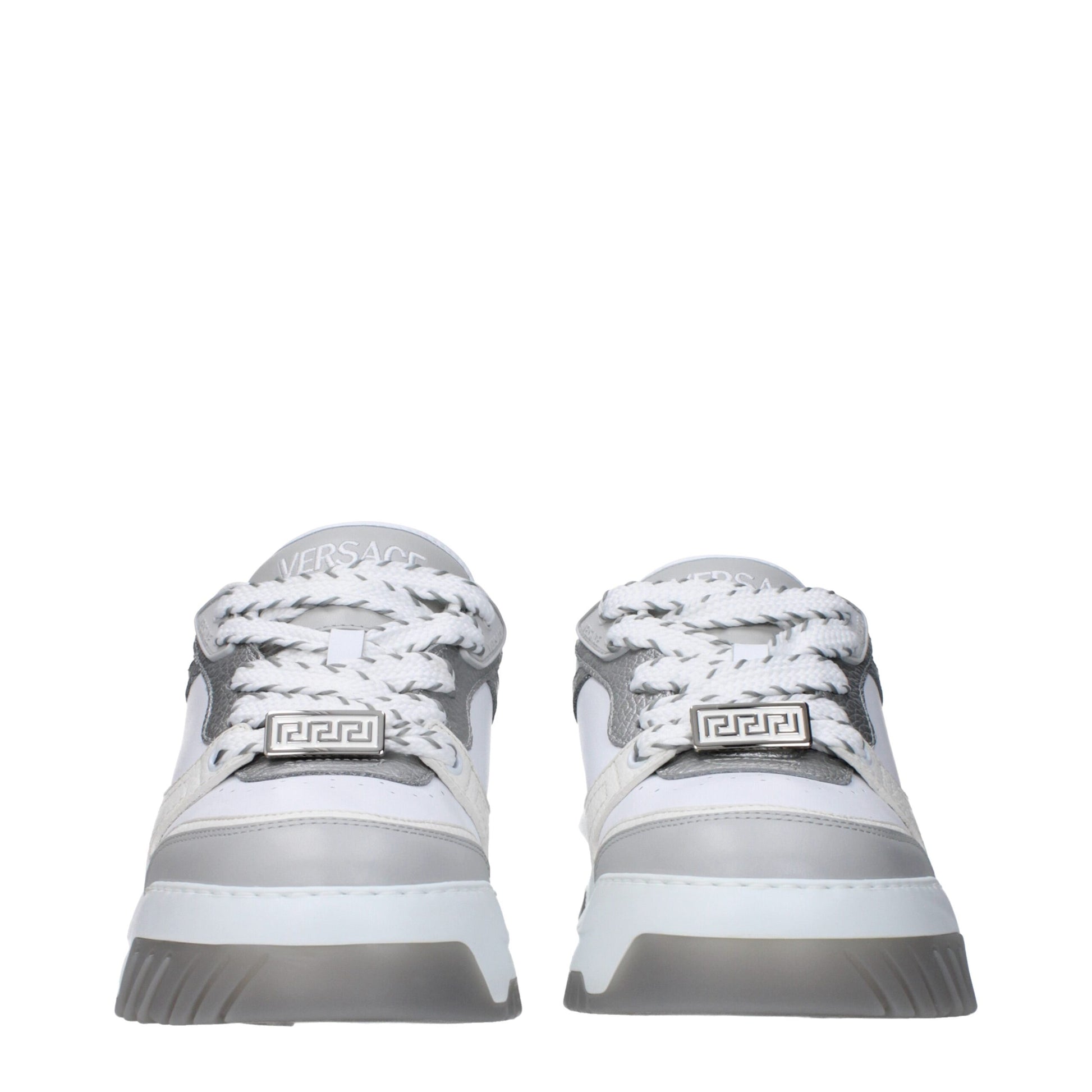 Versace White Leather Sneakers: Where Luxury Meets Style