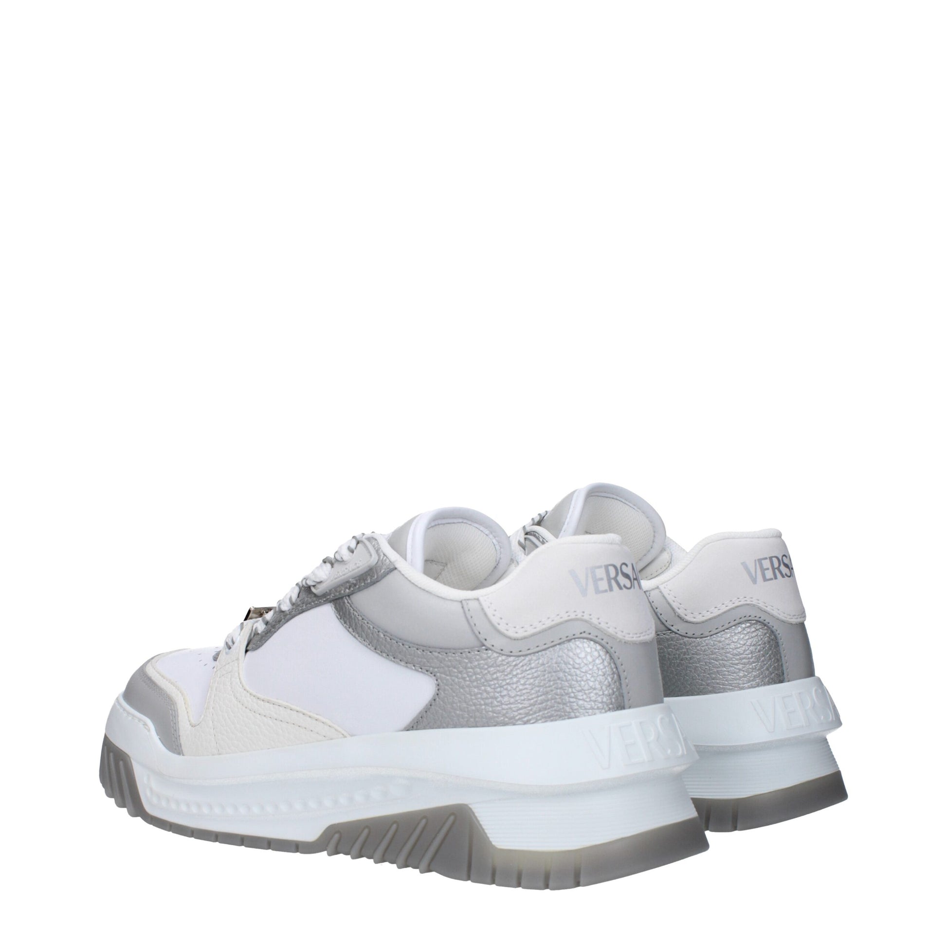 Versace White Leather Sneakers: Where Luxury Meets Style