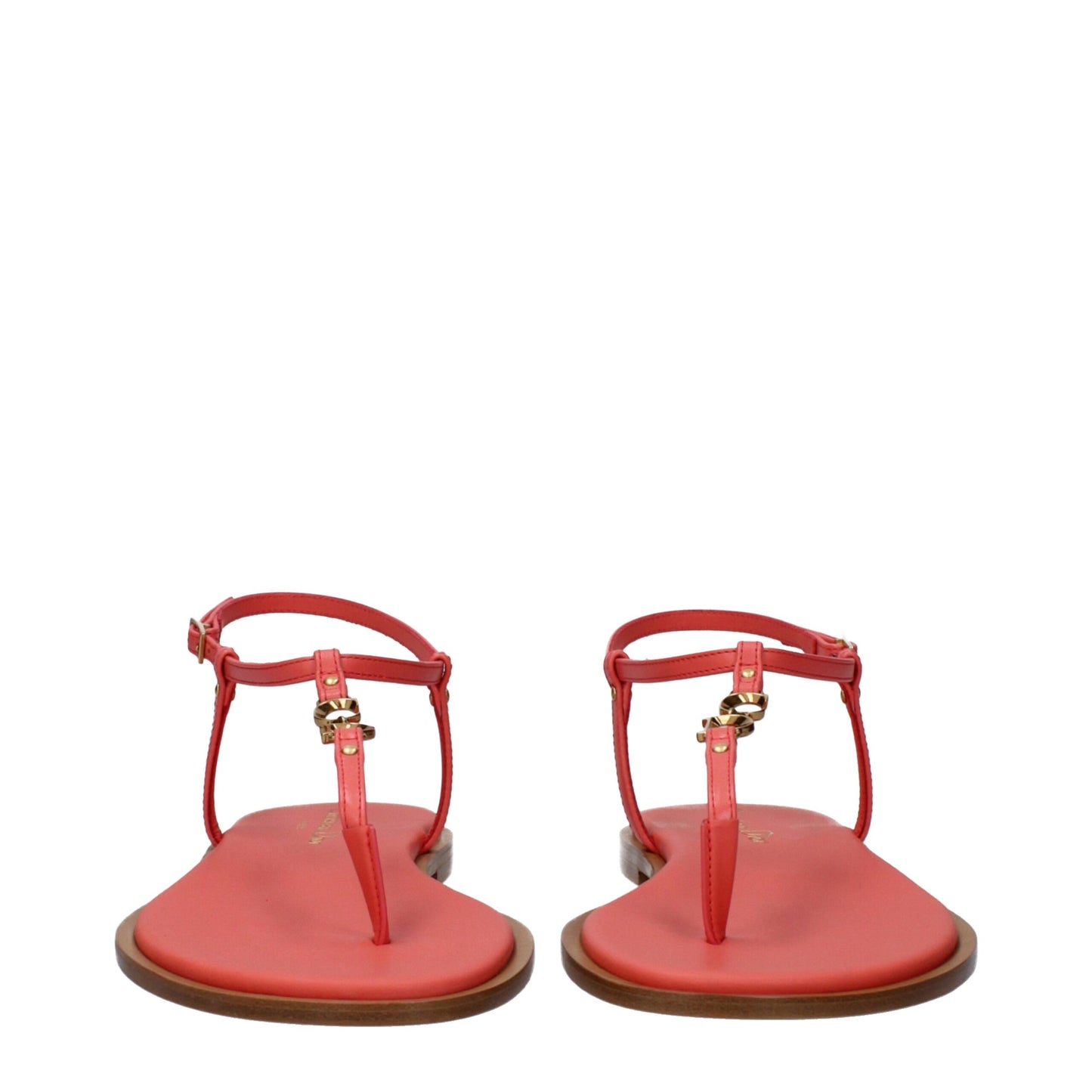 Christian Dior Pink Leather Flip-Flop Sandal