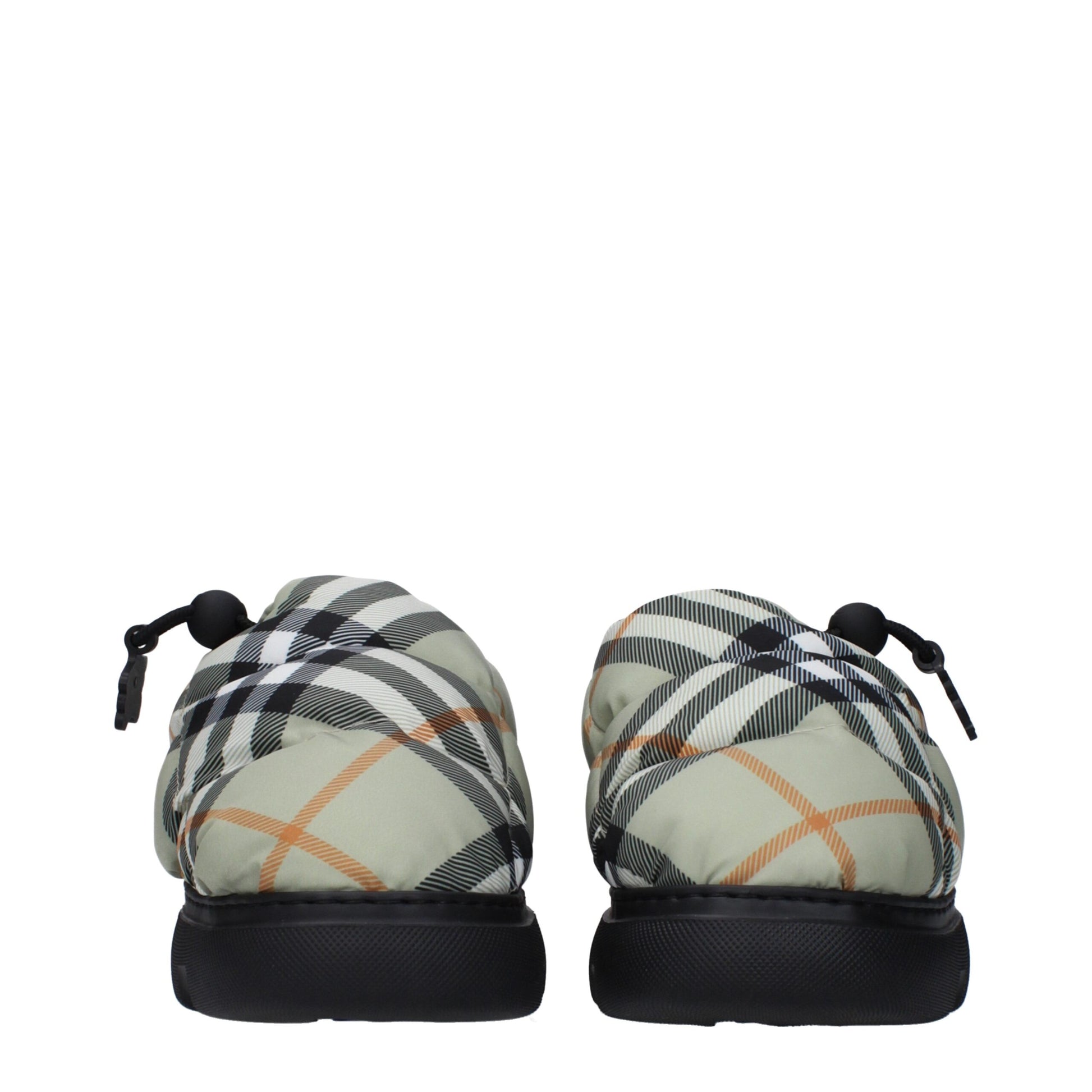 Burberry Green Fabric Ankle Slip-On