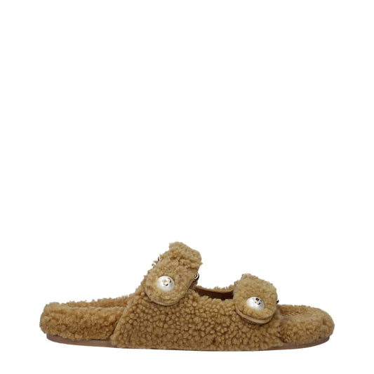Jimmy Choo Brown Fabric Slipper - Chic Elegance for Every Occasion