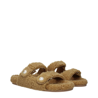 Jimmy Choo Brown Fabric Slipper - Chic Elegance for Every Occasion