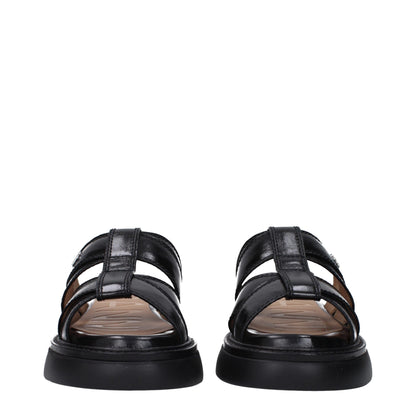 Ganni Black Fabric Slipper