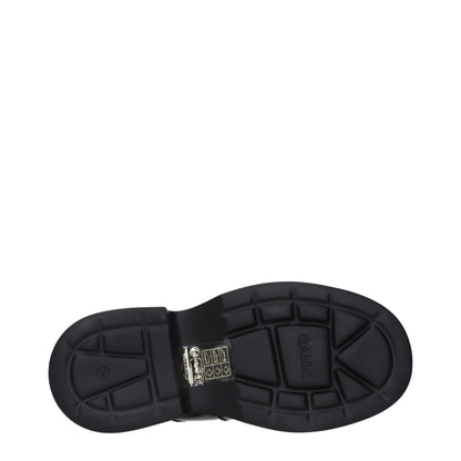 Ganni Black Fabric Slipper