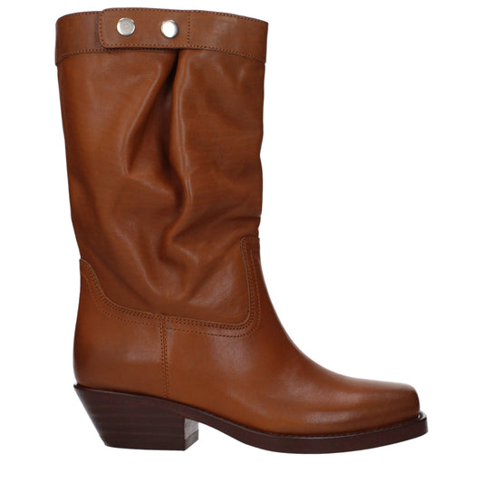 Isabel Marant Brown Leather Boots
