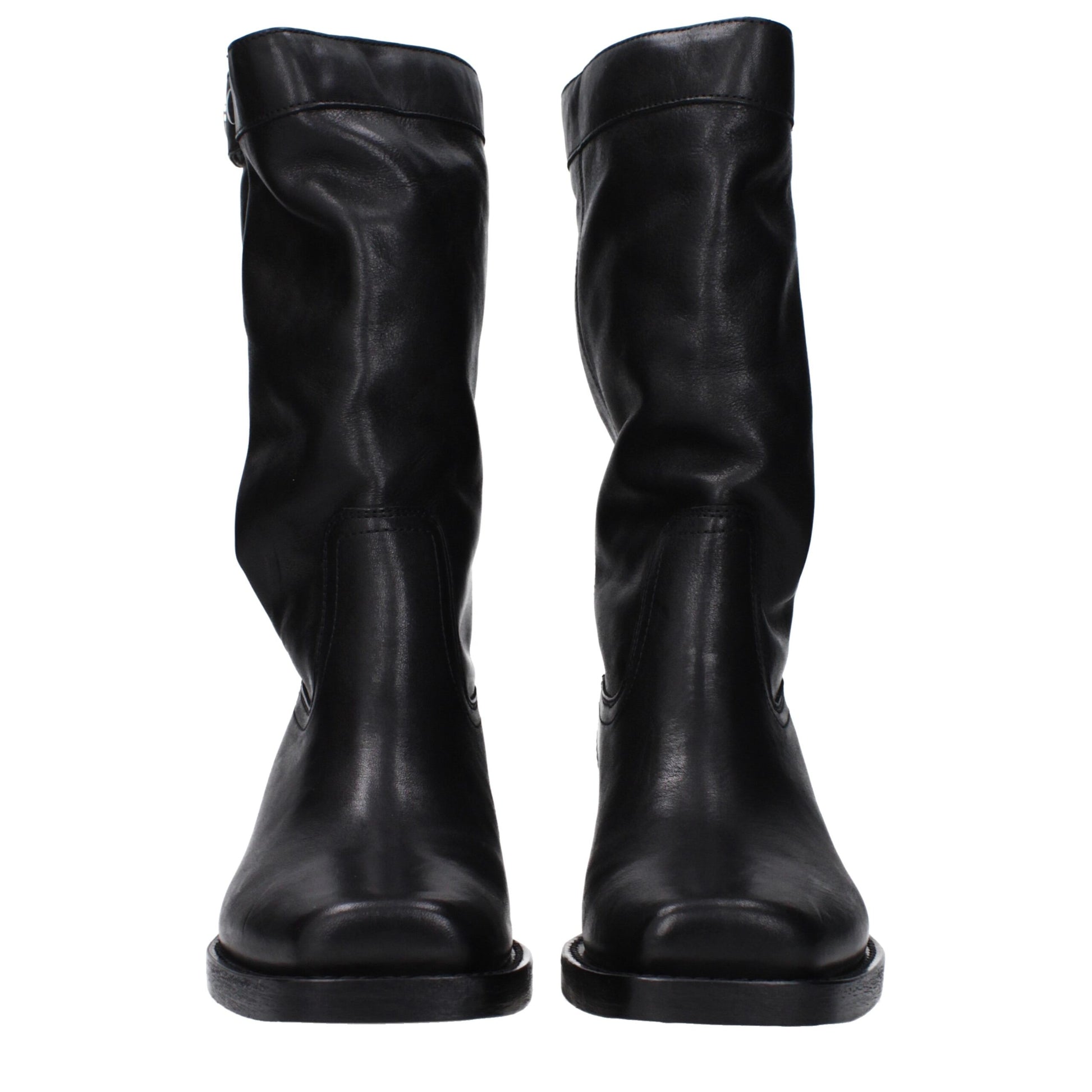 Isabel Marant Black Leather Ankle Boots