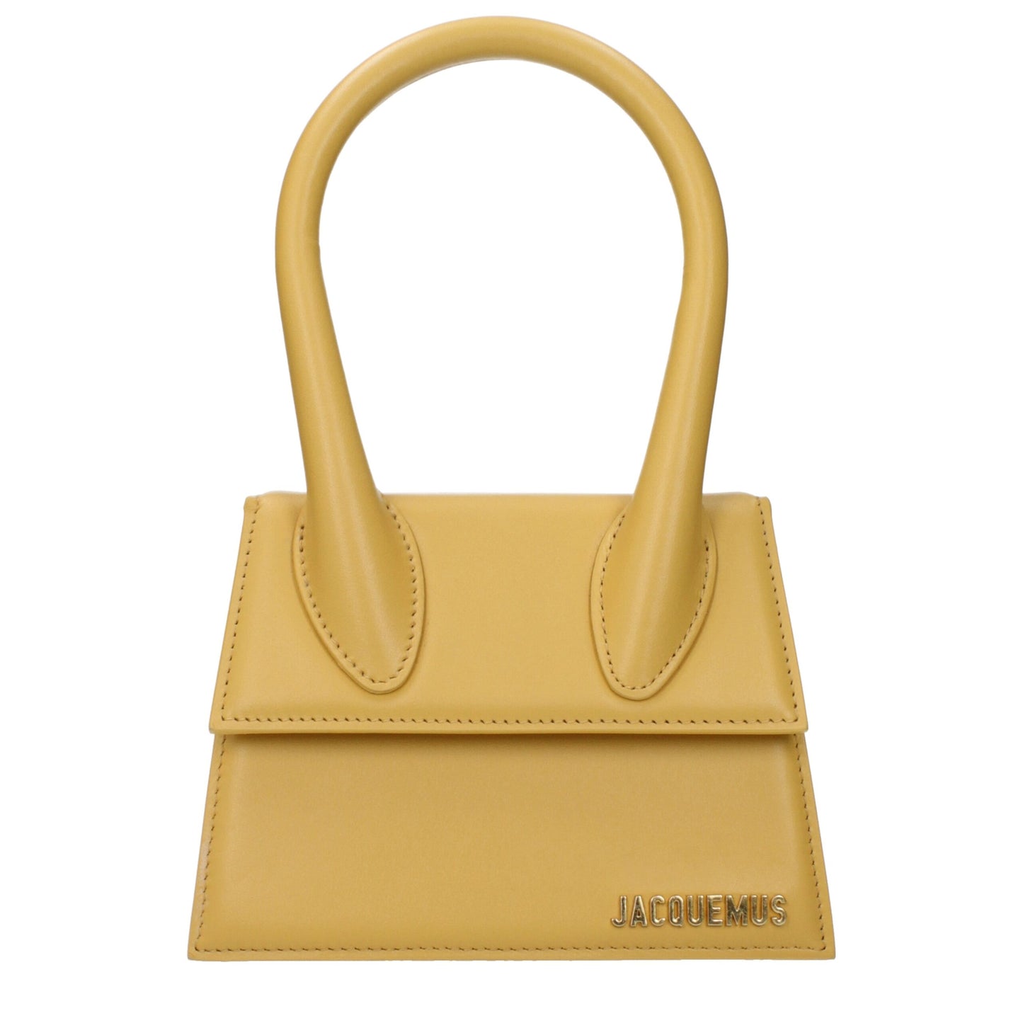 Jacquemus Yellow Leather Handbag