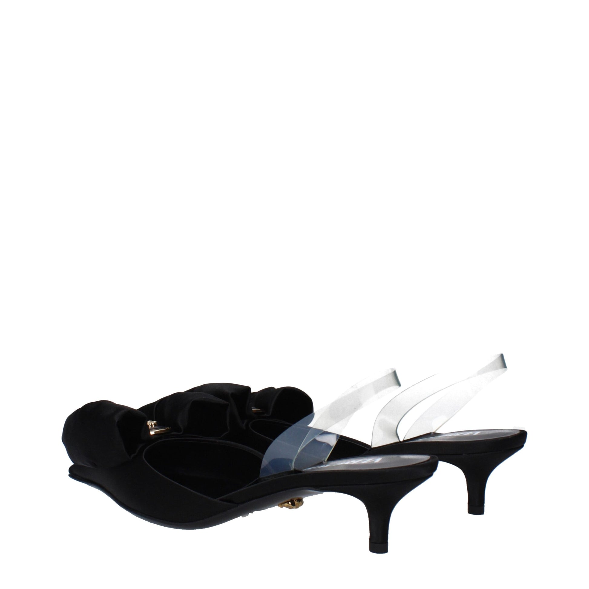 Versace Black Satin Sandal: Elegance Redefined