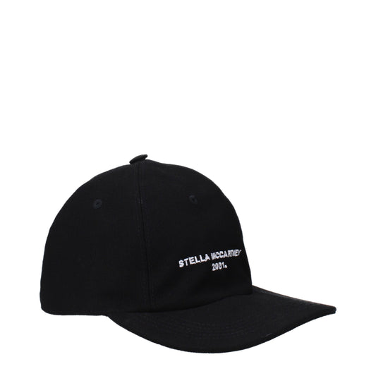 Stella McCartney Black Cotton Cap