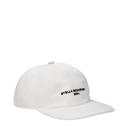 Stella McCartney White Cotton Cap