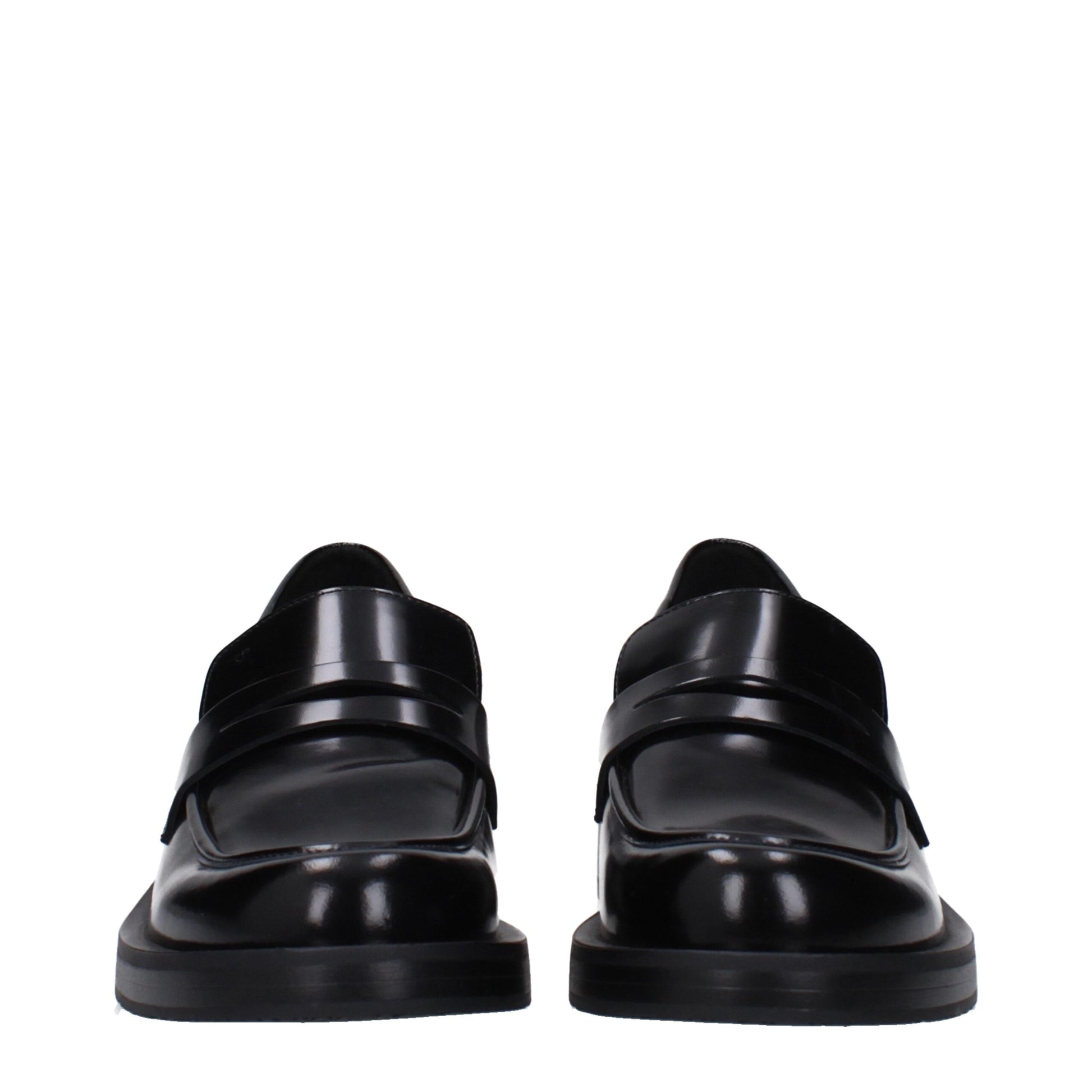Stuart Weitzman Black Leather Loafer