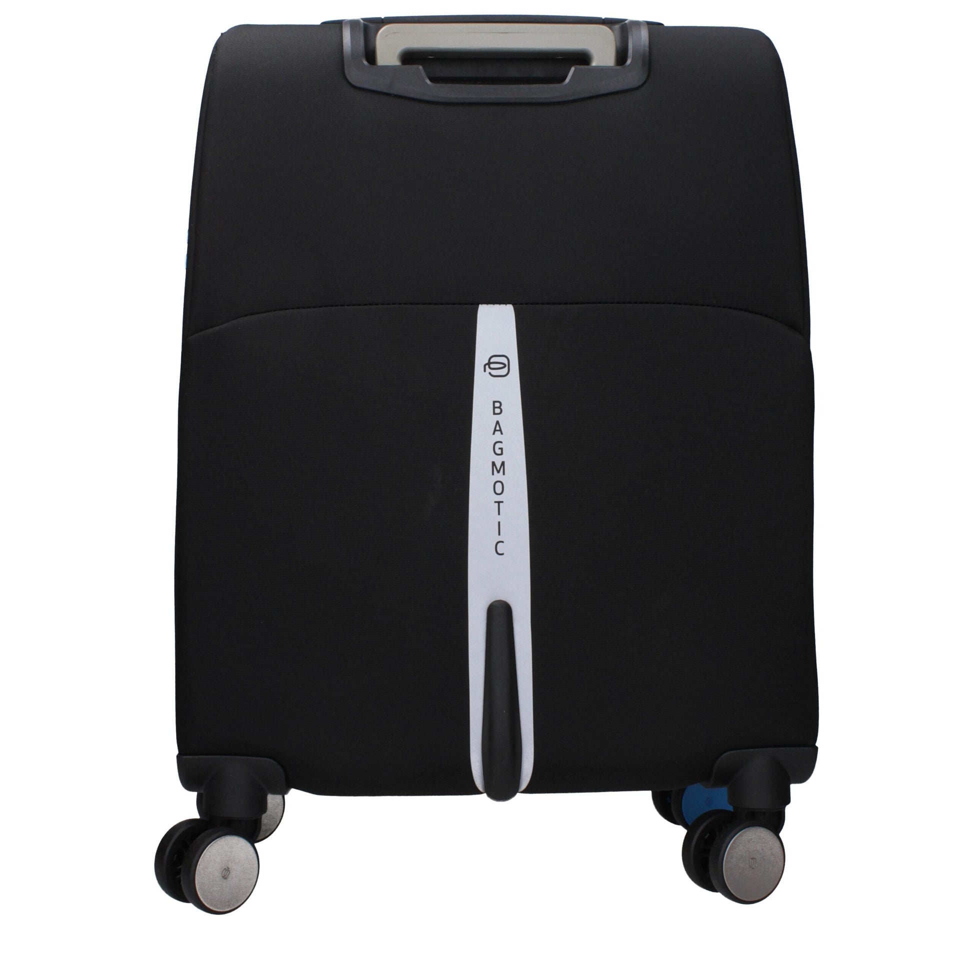 Piquadro Black Fabric Trolley Bag